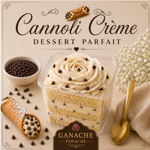 🤍 Cannoli Crème Dessert Parfait