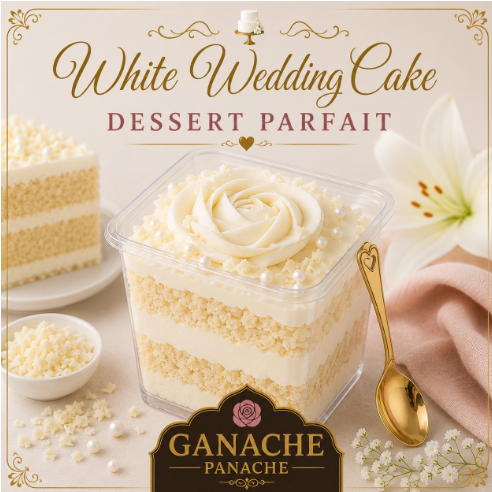 🤍 White Wedding Dessert Parfait