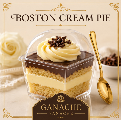 🤎 Boston Cream Pie Dessert Parfait