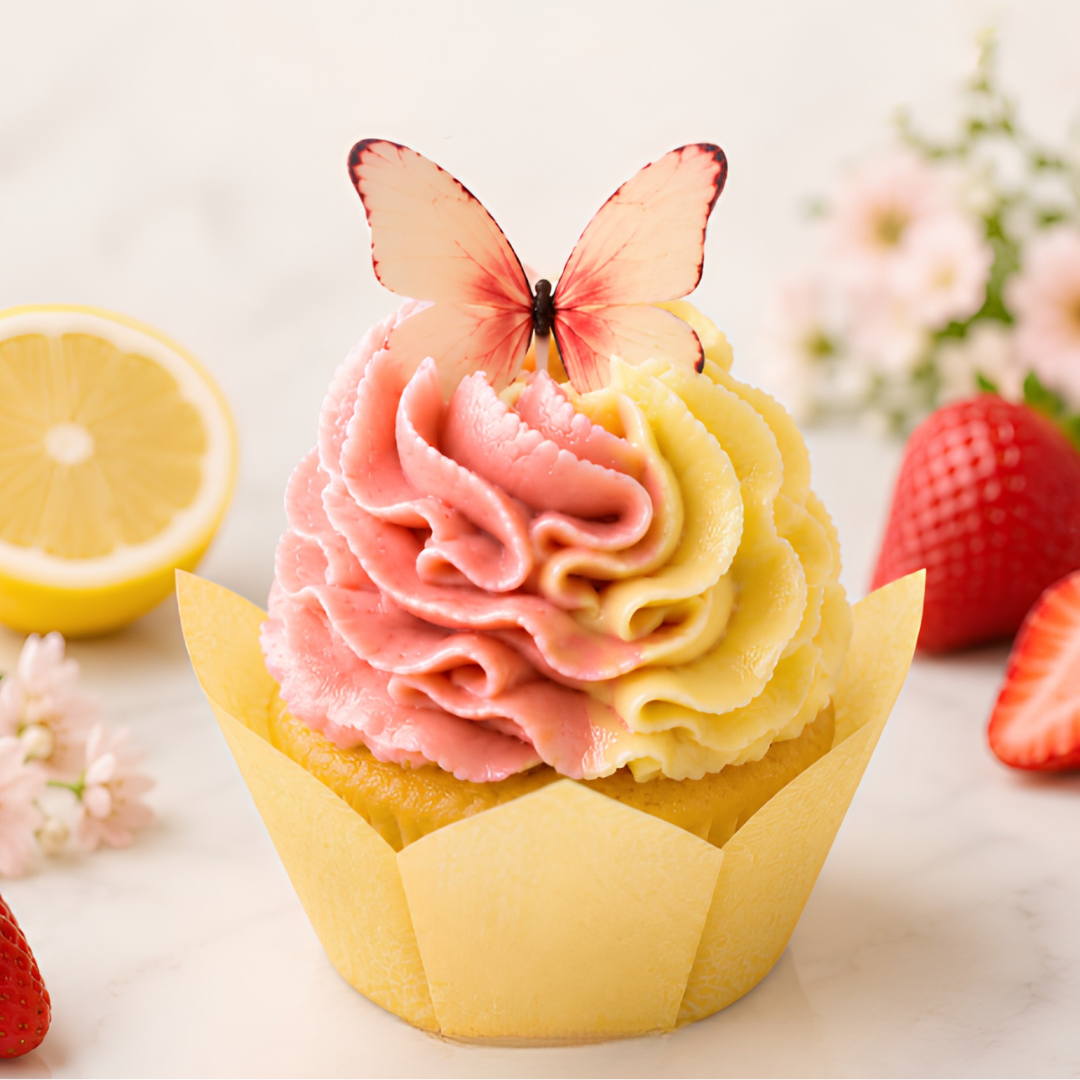 Strawberry Lemonade Cupcakes
