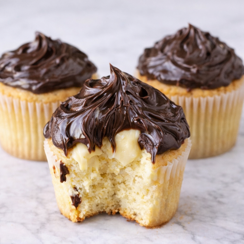 Boston Cream Pie Cupcakes