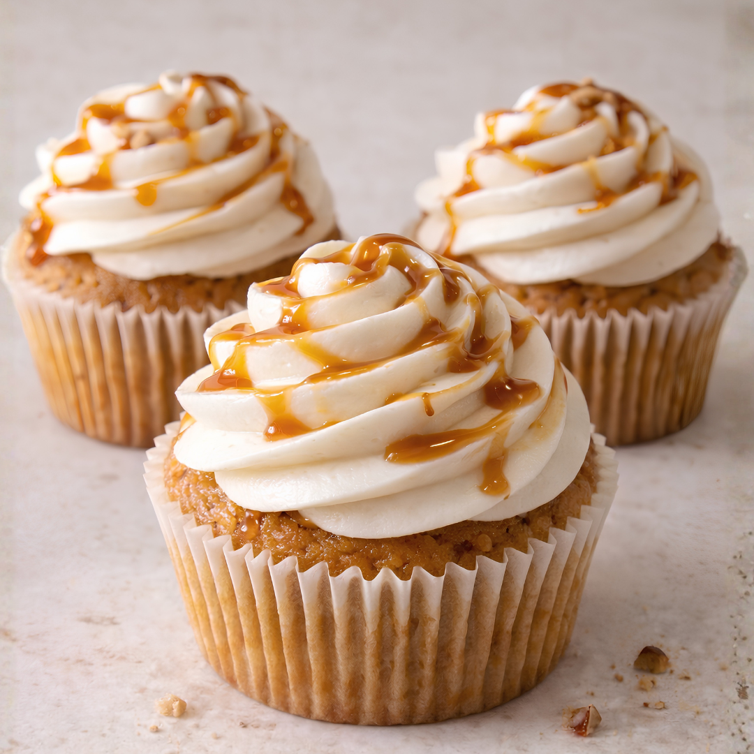 🥕 Golden California Carrot Cupcakes
