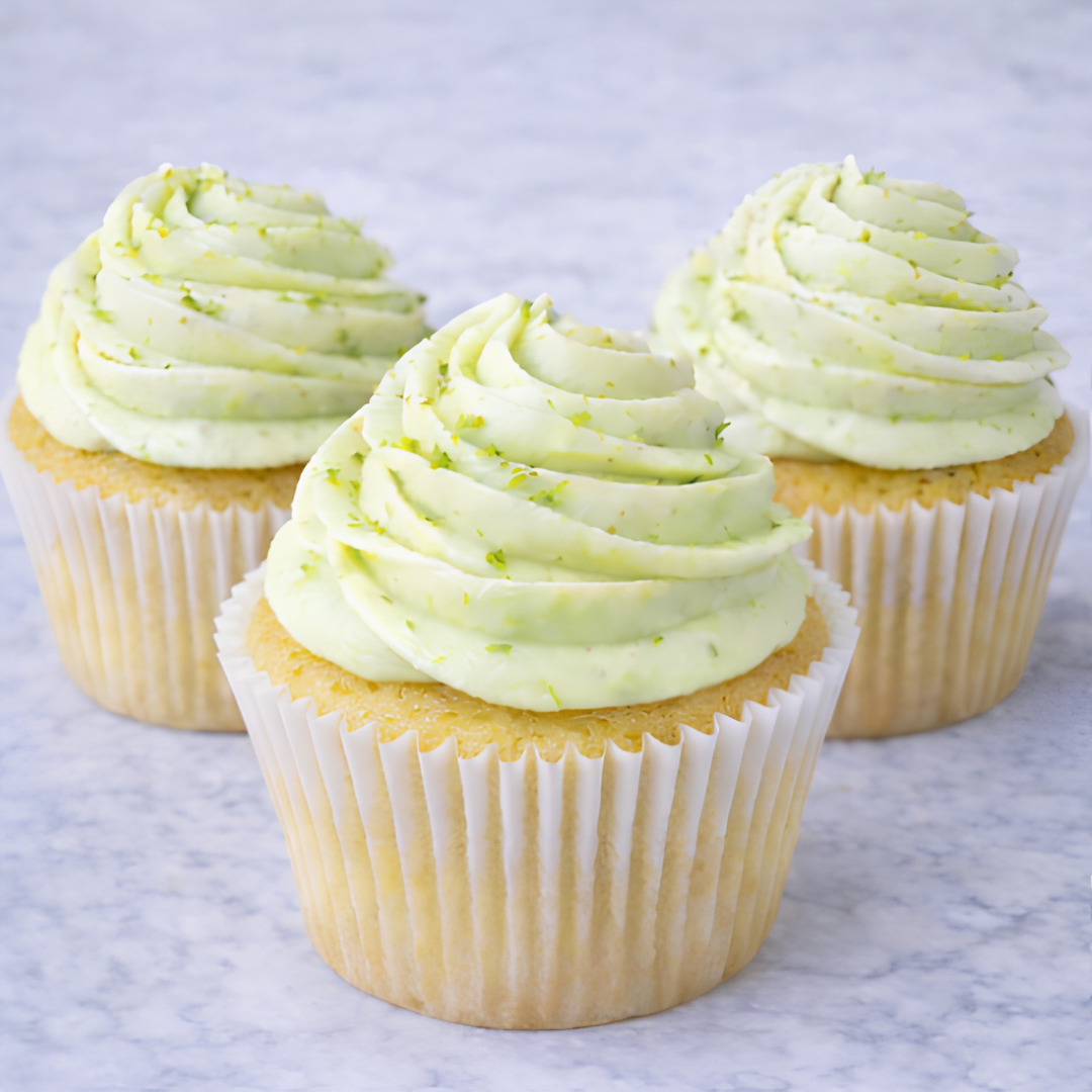Key Lime Silk Cupcakes
