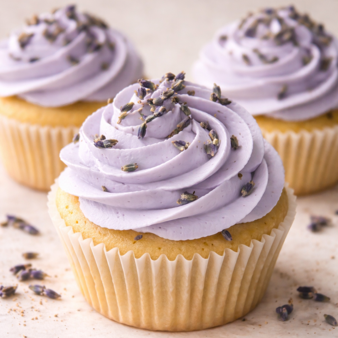 Lavender Vanilla Cupcakes