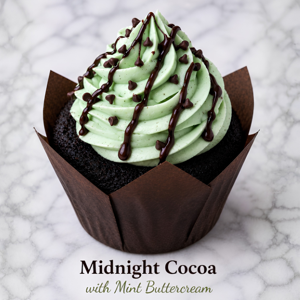 🍫Midnight Cocoa Cupcakes