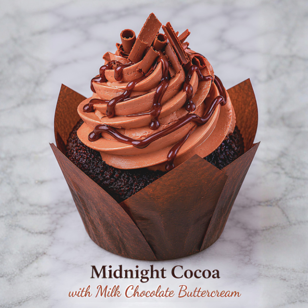 🍫Midnight Cocoa Cupcakes