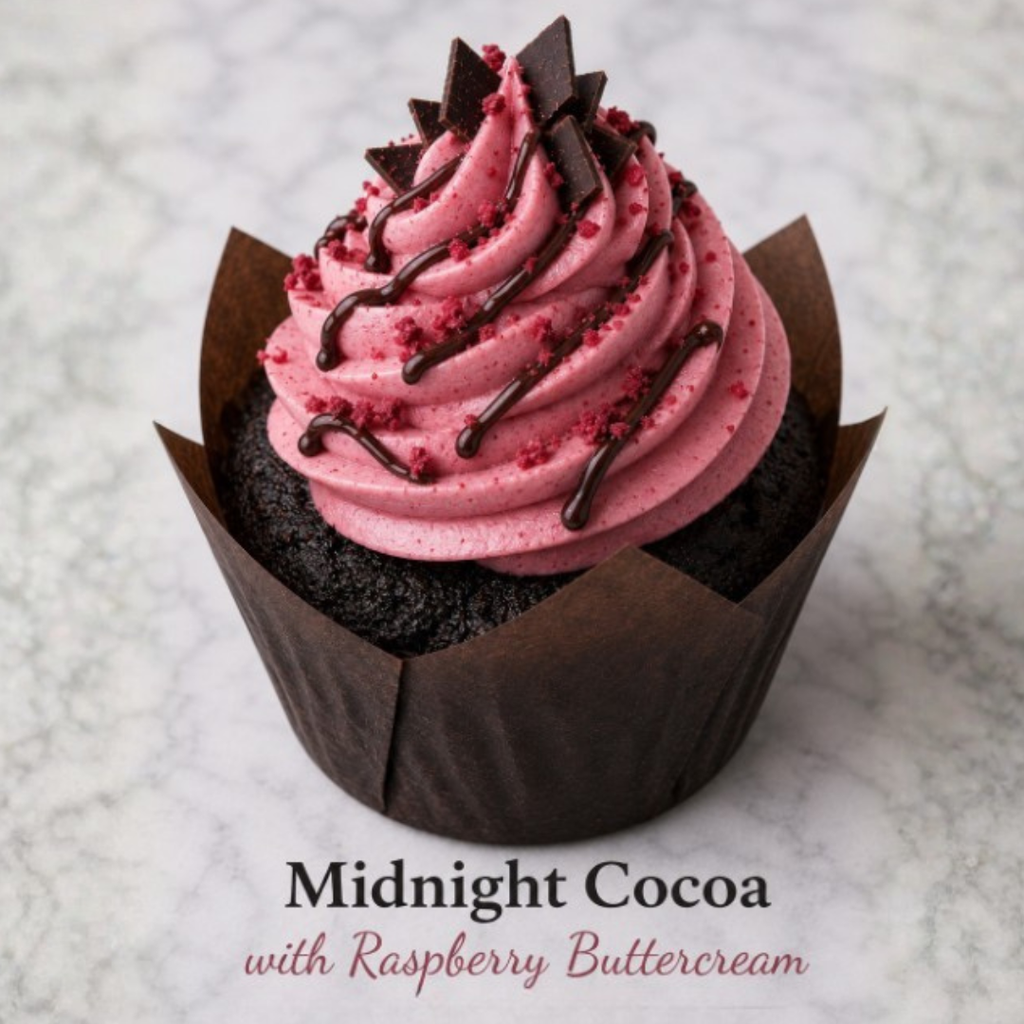 🍫Midnight Cocoa Cupcakes