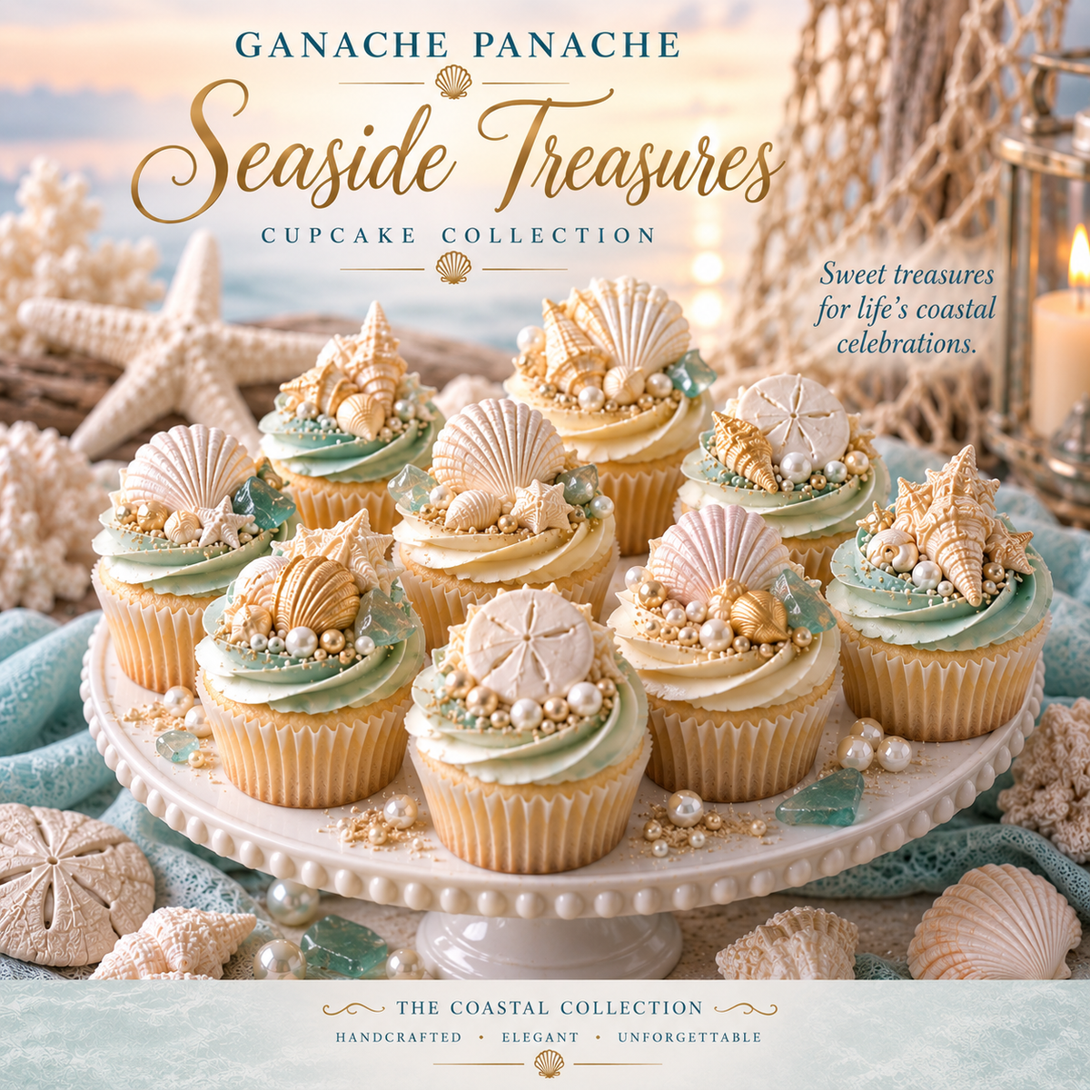 Seaside Treasures Cupcake Collection
