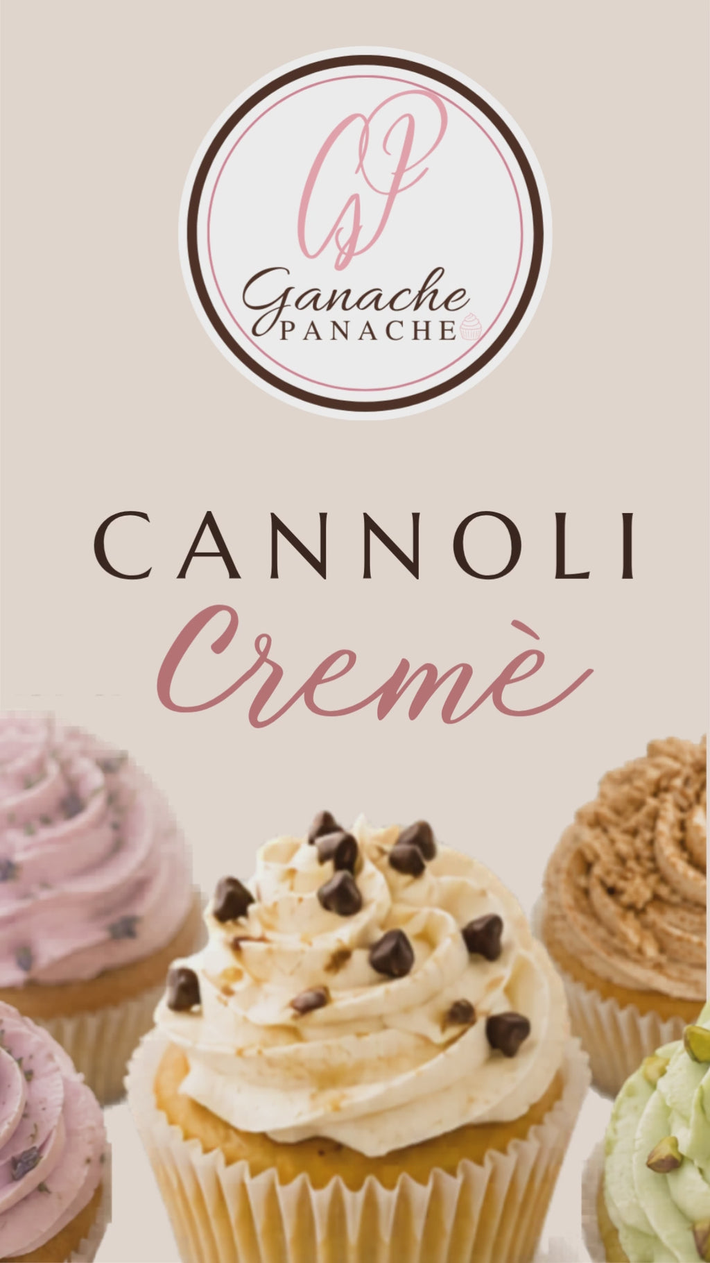 Cannoli Crème Cupcakes